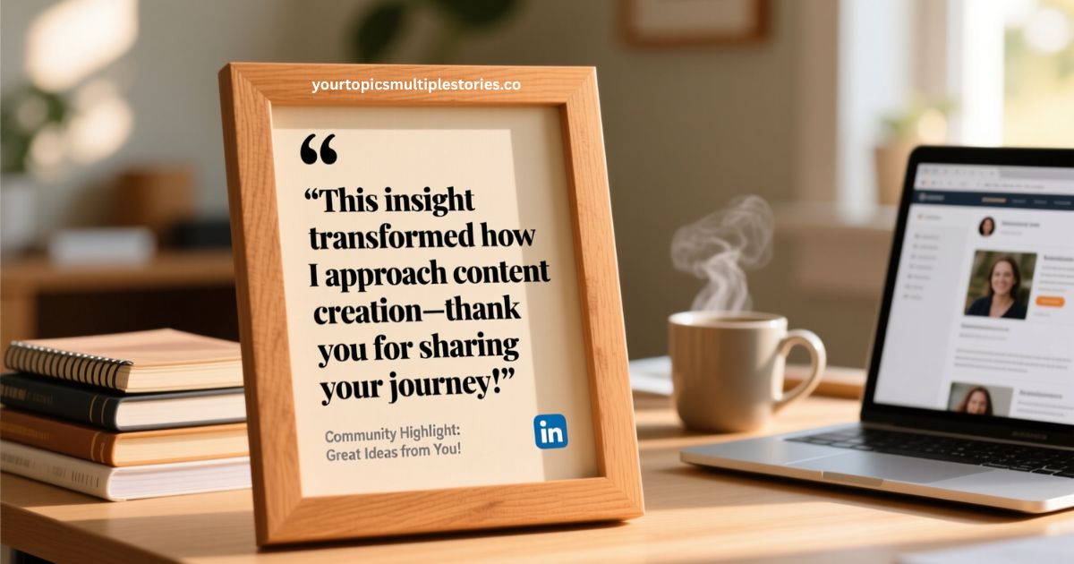 Encouraging comments and discussion